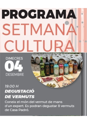 DEGUSTACIÓ DE VERMUTS