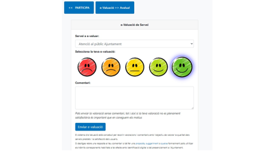 Alió posa en marxa una nova eina d'Avaluació Ciutadana dels Serveis Municipals